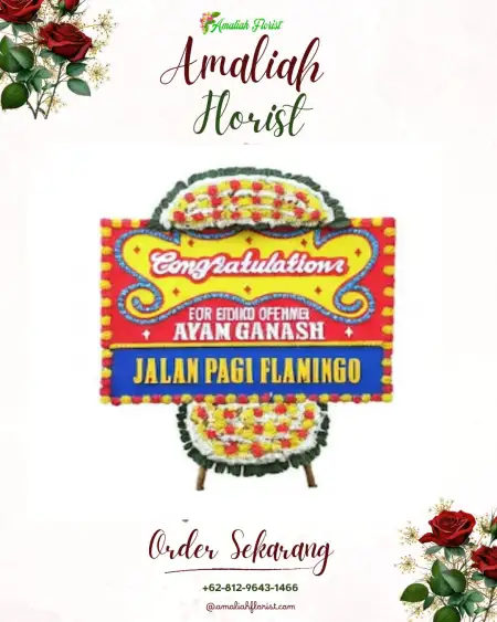 Sewa Papan Bunga Cipinang Cempedak